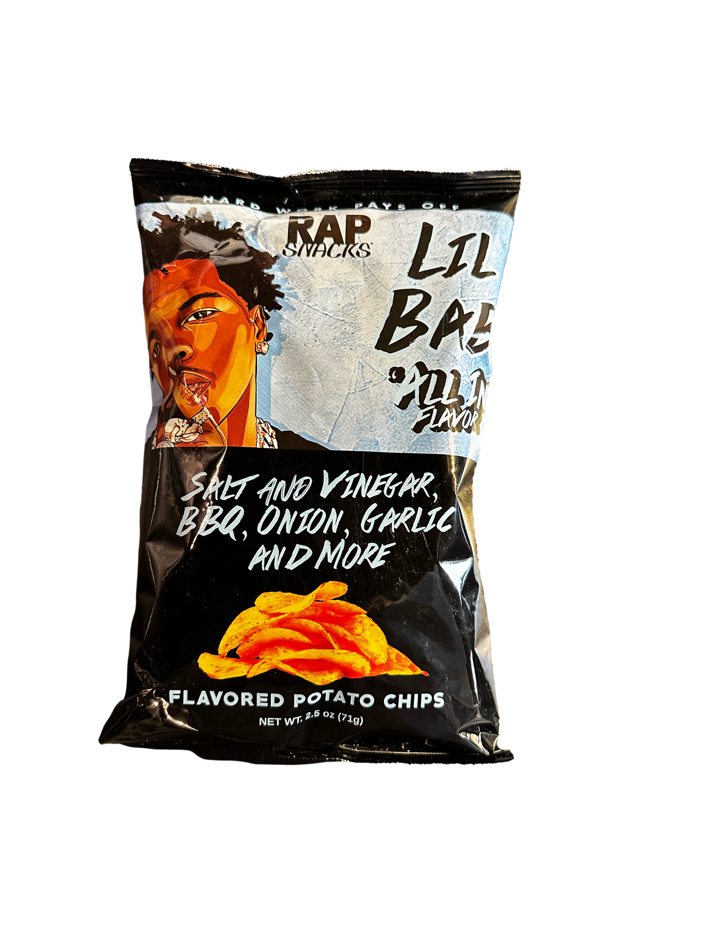 Rap Snacks Lil Baby All in Salt and Vinegar, BBQ, Onion, Garlic and More