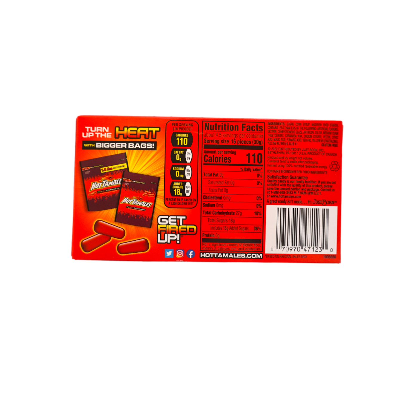 Hot Tamales Fierce Cinnamon Theater Box