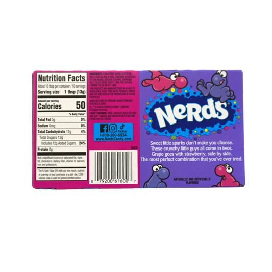 Nerds Grape & Strawberry Theater Box