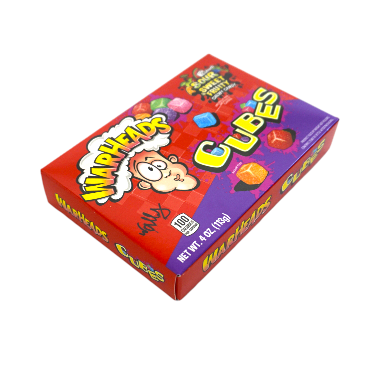 Warheads Chewy Cubes Theater Box