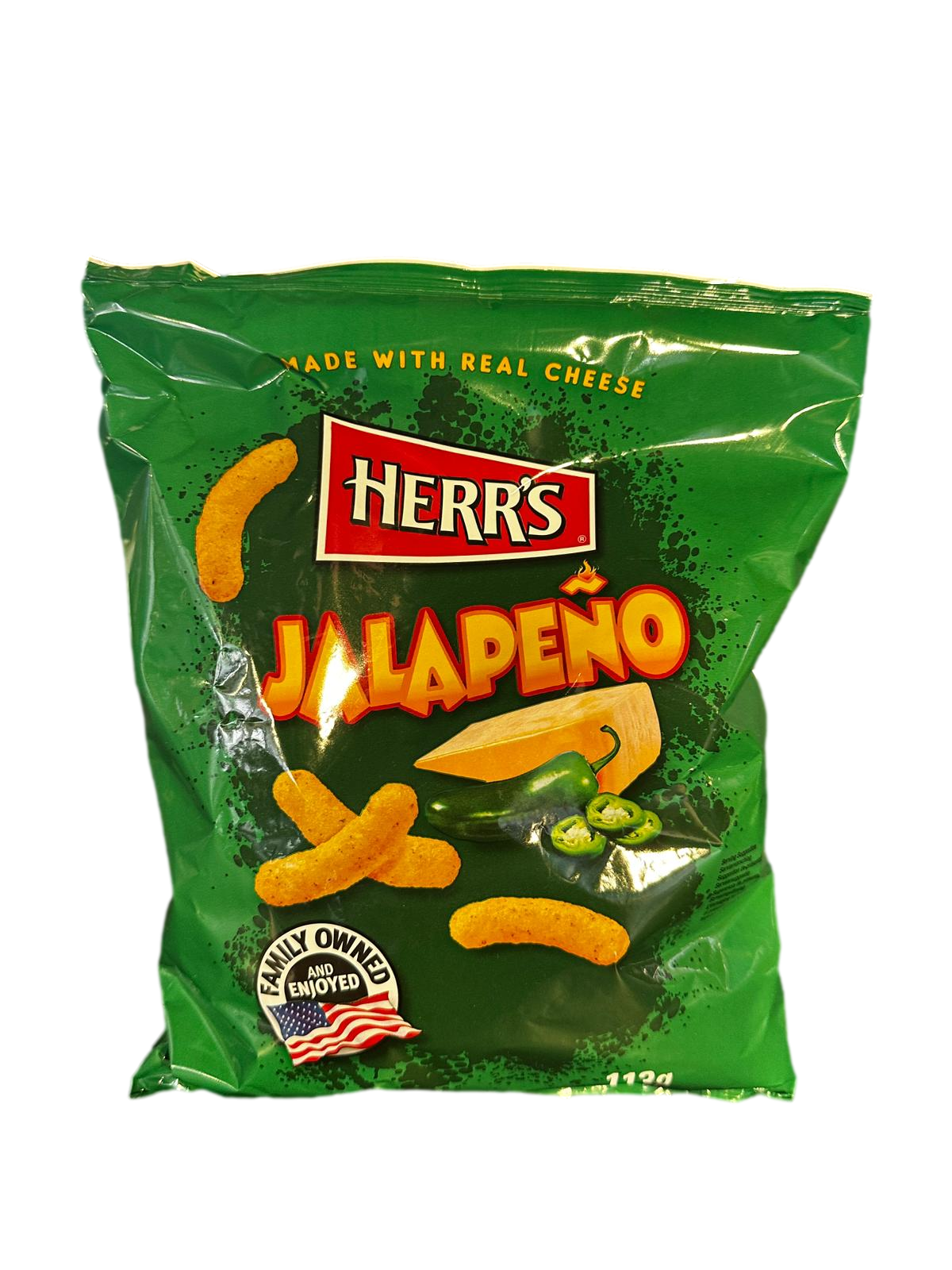 Herr´s Jalapeno Cheese Curls 113gr