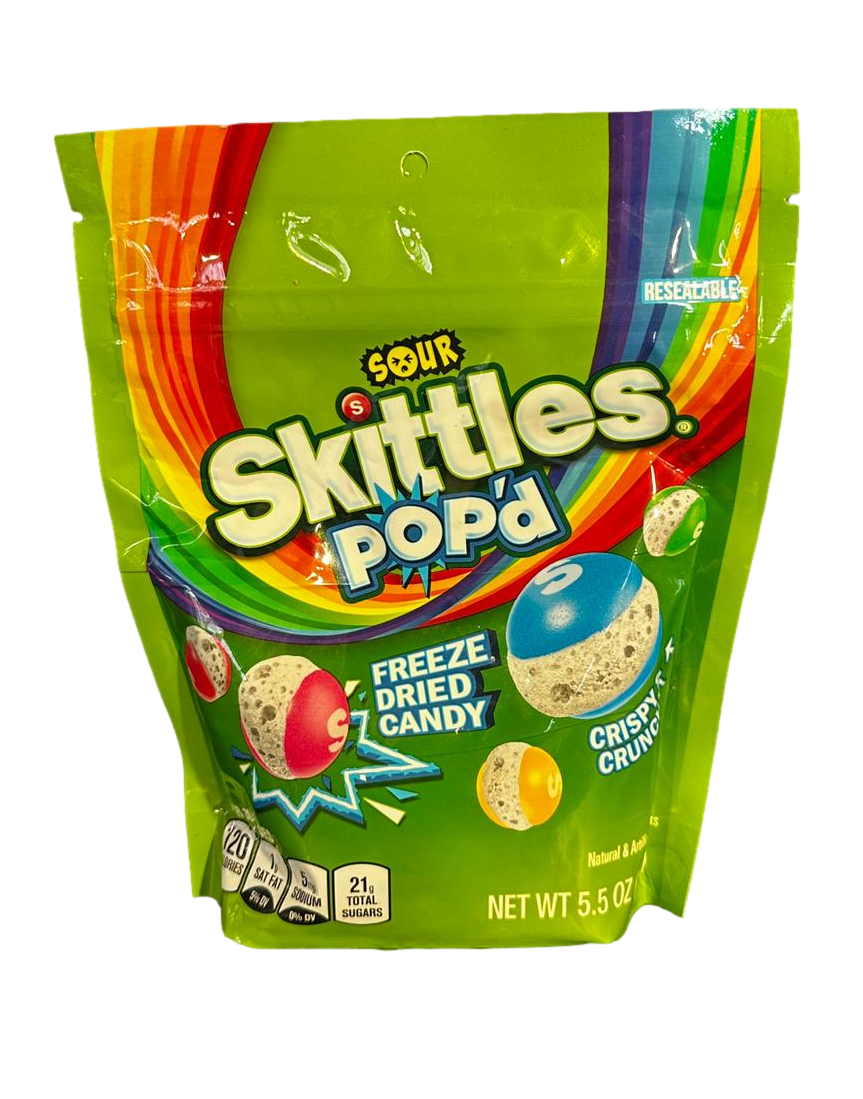 Skittles POP´d Freeze Dried Candy Sour