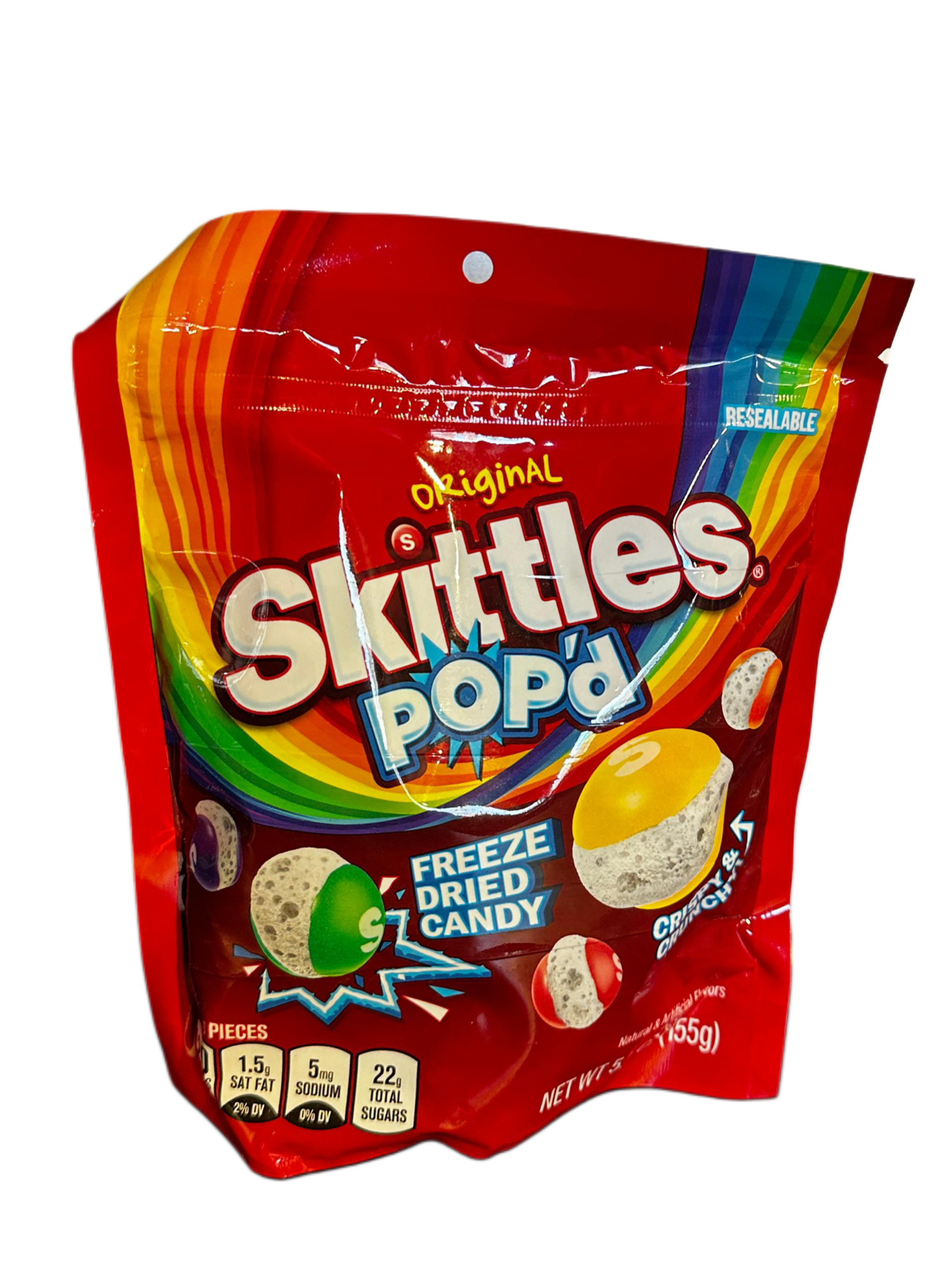 Skittles POP´d Freeze Dried Candy