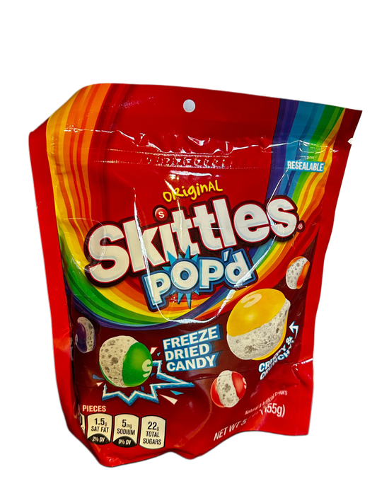 Skittles POP´d Freeze Dried Candy