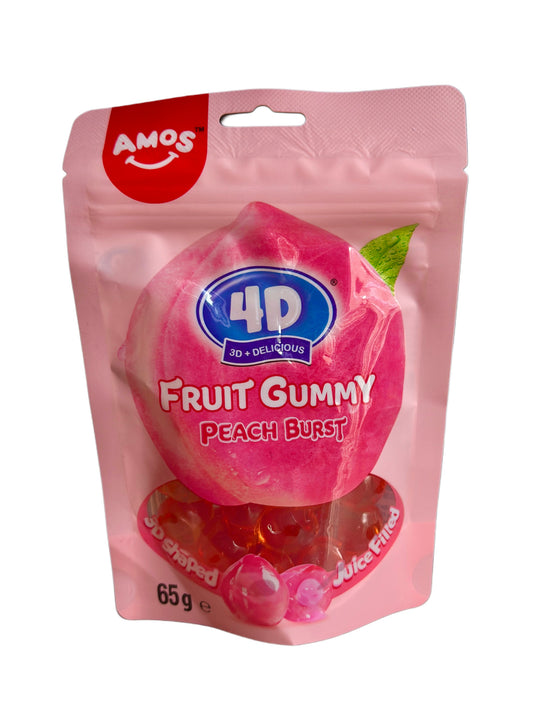 Amos 4D Fruit Gummy Peach Burst