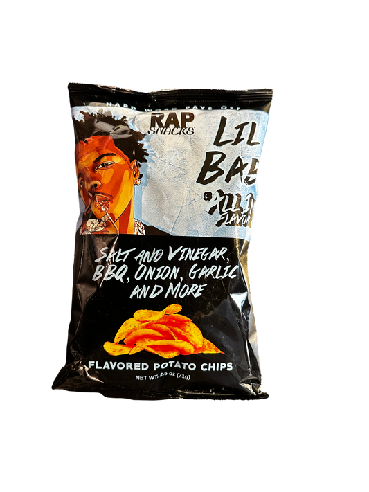 Rap Snacks Lil Baby All in Salt and Vinegar, BBQ, Onion, Garlic and More