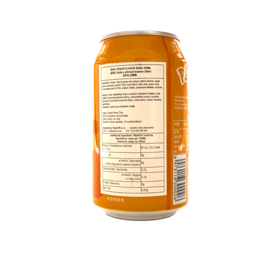 QDOL Peach Flavor Soda