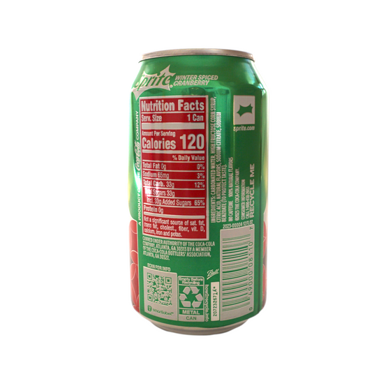 Sprite Winter Spiced Cranberry