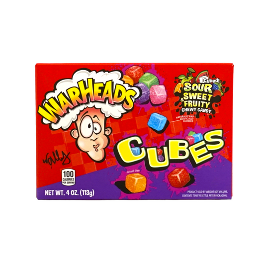 Warheads Chewy Cubes Theater Box