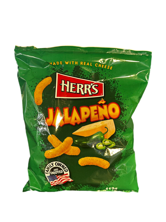 Herr´s Jalapeno Cheese Curls 113gr