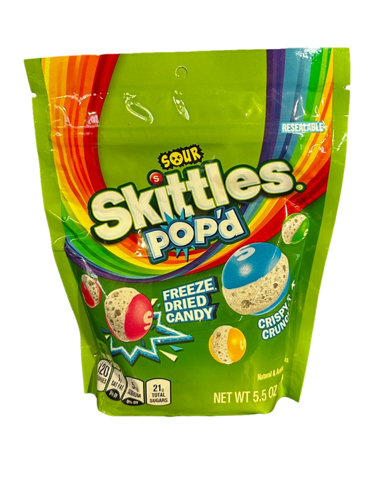 Skittles POP´d Freeze Dried Candy Sour